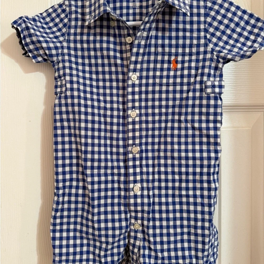Ralph Lauren Gingham Romper